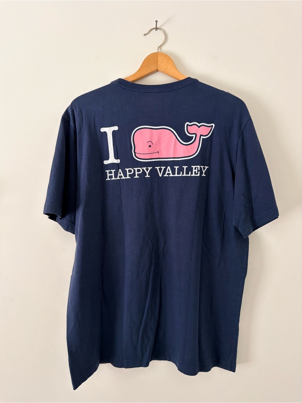 Vineyard Vines Penn State Happy Valley Navy Blue Short Sleeve Pocket Tee